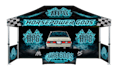 create print ready canopy tents, flags and table covers for print shops