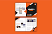 design custom pocket folders with card slits, print ready