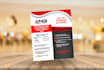 design a modern professional flyer for your business or event