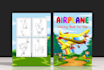 create kids coloring book cover and custom interior for amazon kdp