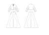 create professional technical illustration,fashion flat, cad