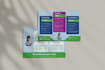 do door hanger design for cleaning, real estate, roofing, solar, lawn care