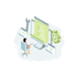 create custom lottie, svg or GIF animation for website or app UI