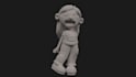 sculpt a 3d character for printing