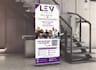 design roll up banner, retractable banner, pull up banner, or roller banner