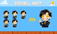design pixel art characters and sprite sheet animation for your game