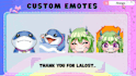 draw twitch emotes, chibi emotes, animated emotes, vtuber model for stream