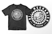 create groovy hippie t shirt design
