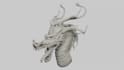 create stylized 3d creature model for 3d printing or games