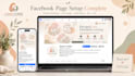create professional facebook and instagram business page setup
