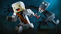 make cinematic minecraft thumbnail, art