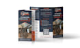 design modern flyer, bifold and trifold brochure