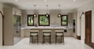 design kitchen interior in 3d and render