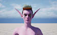 create stylized 3d character model for 3d printing or games