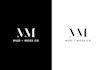 do minimalist initial letters monogram logo
