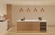 design kitchen interior in 3d and render