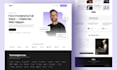 design figma landing page, saas website UI UX design