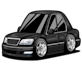 draw your car with chibi cartoon tooned style