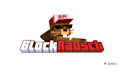 create a minecraft or hytale style logo for any project