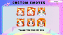 draw twitch emotes, chibi emotes, animated emotes, vtuber model for stream