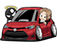 draw your car with chibi cartoon tooned style