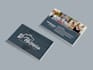 design clean and minimal business cards