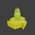 model any low poly 3d object