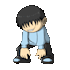make anime style animated gif according to your request