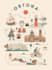 create vector doodle flat illustration in my style