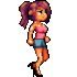 make nsfw pixel art sprite sheet 2d character sprite animation for game art