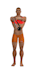 make 3d animations for body exercise