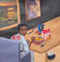 paint a realistic hand painted oil portrait on canvas from photo