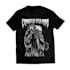 create design t shirt illustration horror black white