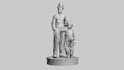 create stylized 3d character model for 3d printing or games