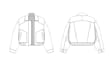 make fashion technical sketch flat drawings cad of clothes