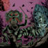 create dark art, surreal digital art, mural and anything