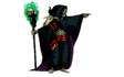 create a horror pixel art theme