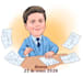draw a portrait style caricature from photo