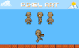design pixel art characters and sprite sheet animation for your game