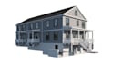 create 3d model and render one exterior, or interior, or 3d floor plan