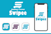 modern mobile app logo and app icon design