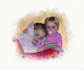 make personalised family portrait watercolor illustrations