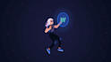 create animated GIF or lottie json svg animation for web and mobile app
