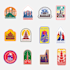 do a luxury vintage outdoor retro minimalist badge or sticker logo design