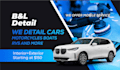 design business card for car wash, auto detailing, rental, repair, car service
