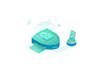 a flat and isometric illustration for apps and web