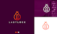 modern minimalist business logo design for startup brands