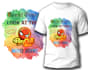 custom watercolor graphic tshirt design