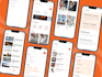 design a modern mobile app UI UX in figma