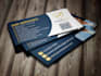 create professional luxury business card design with qr code